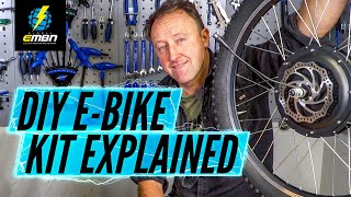 Electric Bike Conversion Kit Options  DIY E Bikes With EMBN [upl. by Eedak]