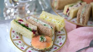 How to Make Tea Sandwiches [upl. by Anirroc]