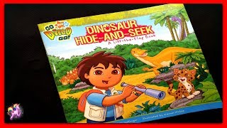 GO DIEGO GO quotDINOSAUR HIDEANDSEEKquot  Read Aloud  Storybook for kids children [upl. by Hanforrd]