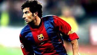 Luis Figo ● Incredible Dribbling Skills ► Fc Barcelona [upl. by Tnairb]