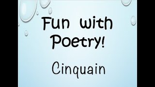 Cinquain Poem [upl. by Nelia]