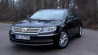 2015 VW Phaeton 30 V6 TDI 245 HP Test Drive [upl. by Yoshi277]