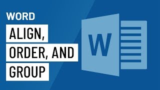 Word Aligning Ordering and Grouping Objects [upl. by Eiryt]