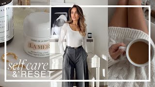 SUNDAY SELF CARE amp RESET ROUTINE  VLOG  Kate Hutchins [upl. by Hekker]