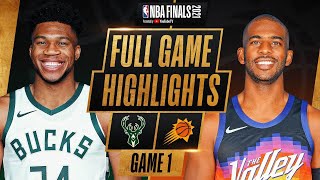 BUCKS at SUNS  FULL GAME 1 NBA FINALS HIGHLIGHTS  July 6 2021 [upl. by Koerner]