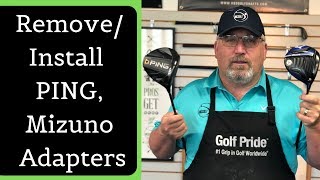 How to remove and install an golf club shaft adapter [upl. by Jordon]