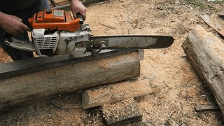 Aserradero ultra portatil para motosierra  Ultra portable chainsaw mill [upl. by Anaujit671]