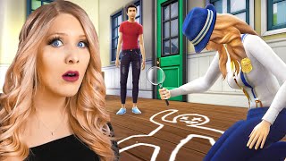 SOMEONE MURDERED MY SIM Sims 4 Murder Mystery Challenge [upl. by Laddy]