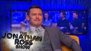 Luke Evans And Taron Egerton Have A Welsh Off  The Jonathan Ross Show [upl. by Aiyotal]