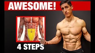 4 Steps to Awesome LOWER ABS Works Every Time [upl. by Abrams]