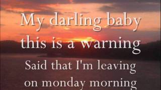 Melanie Fiona  Monday Morning  lyrics  male version [upl. by Tati53]