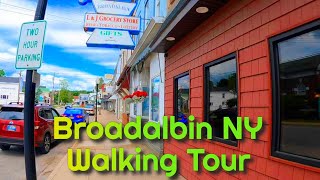 Broadalbin NY Walking Tour [upl. by Ahsikam]