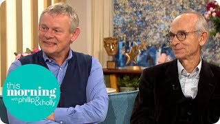 Martin Clunes Meets the Real Doc Martin Responsible for the Shows Clever Storylines This Morning [upl. by Fairleigh396]