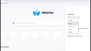 Waterfox browser [upl. by Llesirg]