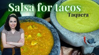 AUTHENTIC Mexican salsa for TACOS  TOMATILLO salsa recipe  JALAPEÑO salsa recipes [upl. by Pastelki]