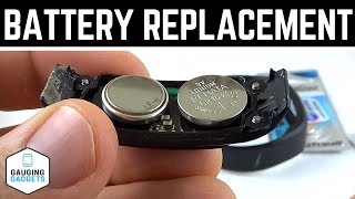 Garmin Vivofit Battery Replacement Tutorial  Vivofit How To [upl. by Pessa]