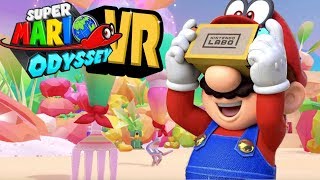 Super Mario Odyssey  VR Mode Full Walkthrough  Secret [upl. by Eyatnod]