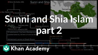 Sunni and Shia Islam part 2  World History  Khan Academy [upl. by Nilyarg574]