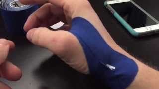 Texting Thumb Pain Relief with KT Tape [upl. by Lavine]