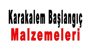 Ders 1 Karakalem Çizim Başlangıç Malzemeleri  Profesyonel ve Amatör Çizim Malzemeleri [upl. by Kina]