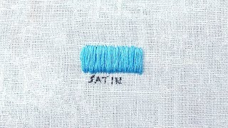 How to do a Satin Stitch [upl. by Ahsirk]