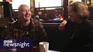 T2 Trainspotting Kirsty Wark meets Irvine Welsh  BBC Newsnight [upl. by Wurster]