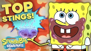 Top 12 Most Iconic Jellyfish Stings⚡ SpongeBob SquarePants [upl. by Redford]