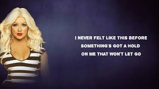 Christina Aguilera  Something’s Got a Hold on Me Lyrics [upl. by Pitarys]