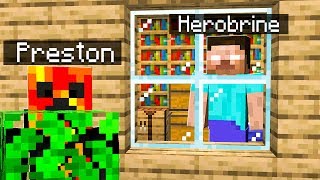 Whats inside HEROBRINEs Minecraft House [upl. by Elayor]