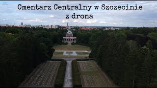 Cmentarz Centralny z drona Szczecin Poland [upl. by Emie]