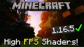 1165 Best High FPS Shaders for Minecraft 1165 2024 [upl. by Joane]