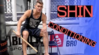 How To Condition Your Shins  Stephen Wonderboy Thompson [upl. by Stuppy832]