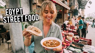 We Tried Egypt Street Food  Must Eat Local Dishes in Cairo [upl. by Bunny643]