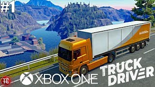 Truck Driver NEW Xbox One Trucking Simulator First Mission amp GAMEPLAY [upl. by Mode]