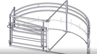 8 Cattle Crowding Tub Assembly Video  Arrowquip [upl. by Nailluj716]