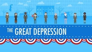 The Great Depression Crash Course US History 33 [upl. by Nonnah]