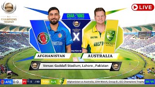 Afghanistan vs Australia Lahore Live Cricket Match Today  AFG vs AUS Live Match Today AFG vs AUS [upl. by Lucia]