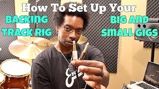 How To SET UP Your BACKING TRACKCLICK RIG For Big And Small Gigs [upl. by Accebar220]