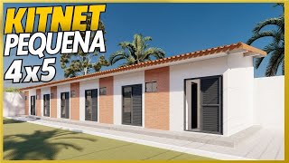 4X5 KITNET PEQUENA  Kitinet com 20m² [upl. by Soalokcin]