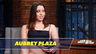 Aubrey Plaza F You Old People Im Going To Live Forever  CONAN on TBS [upl. by Notsae416]