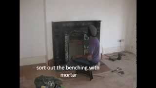 victorian fireplace restoration  installation [upl. by Annoel755]