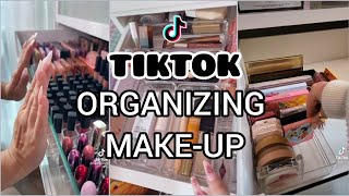 ASMR💄Organizing Makeup ♡ TIKTOK Compilation [upl. by Sdlonyer]