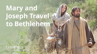 Luke 2  Mary and Joseph Travel to Bethlehem  The Bible [upl. by Latsryc]