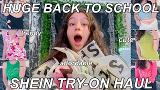 HUGE TRENDY BACK TO SCHOOL SHEIN TRYON HAUL 2021 [upl. by Octavian]