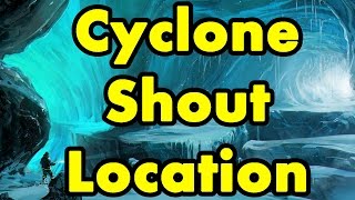 Skyrim How to get the Cyclone Shout [upl. by Kassey]