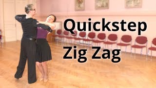 How to Dance Quickstep Zig Zag  Routine and Figures [upl. by Muriel5]