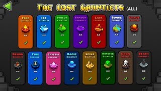 Geometry Dash  All Gauntlets Compilation  All levelsalmost All coins READ DESCRIPTION [upl. by Manchester]