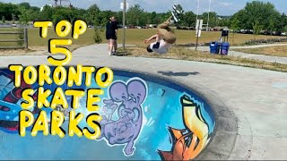 Top 5 Skate Parks In Toronto [upl. by Llertak58]