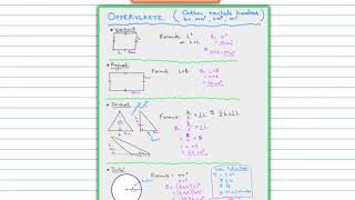 Wiskundige Geletterdheid Gr12  Oppervlakte formules [upl. by Enelyahs801]