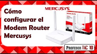 Cómo configurar el modem router Mercusys para CANTV u otras operadoras [upl. by Eloci]